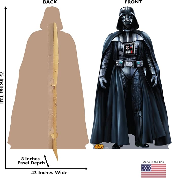 Cardboard People Darth Vader Life Size Cardboard Cutout Standup - Star Wars Classics (IV - VI)