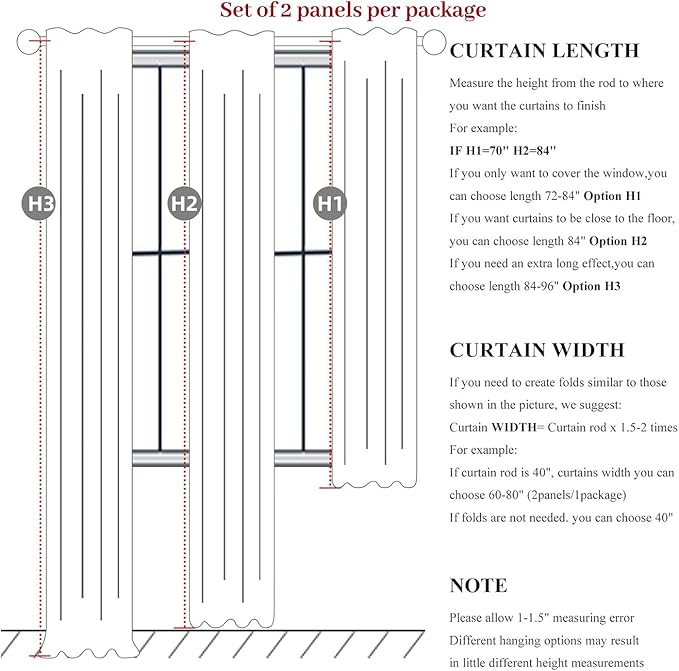 Brilliant White Linen Textured Blackout Curtains 108 Inches Long for Bedroom 2 Panels, Luxury Floor to Ceiling Pleated Drapes for Sliding Glass Doors Thermal Insulated Windows Curtains Rod Pocket