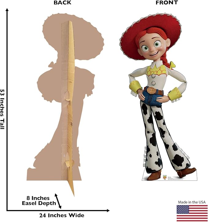 Cardboard People Jessie Life Size Cardboard Cutout Standup - Disney Pixar Toy Story 4 (2019 Film)