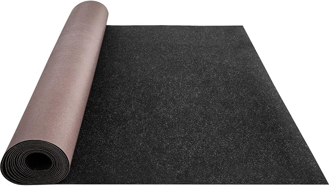 Happybuy 6 ft x 29.5 ft Charcoal Black Marine Carpet for Boats Waterproof - 0.18" Thick Indoor Outdoor Rug Carpet Roll for Home Patio Porch Deck