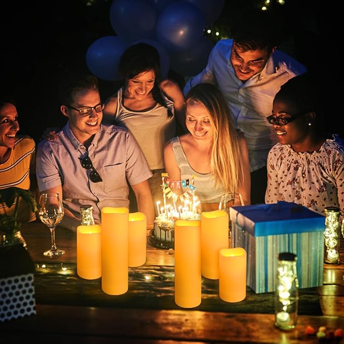 24-Pack LED Flameless Candles with Remote Control - Perfect for Home, Parties, and Special Occasions - Create a Magical Ambiance Effortlessly(Three Sizes).