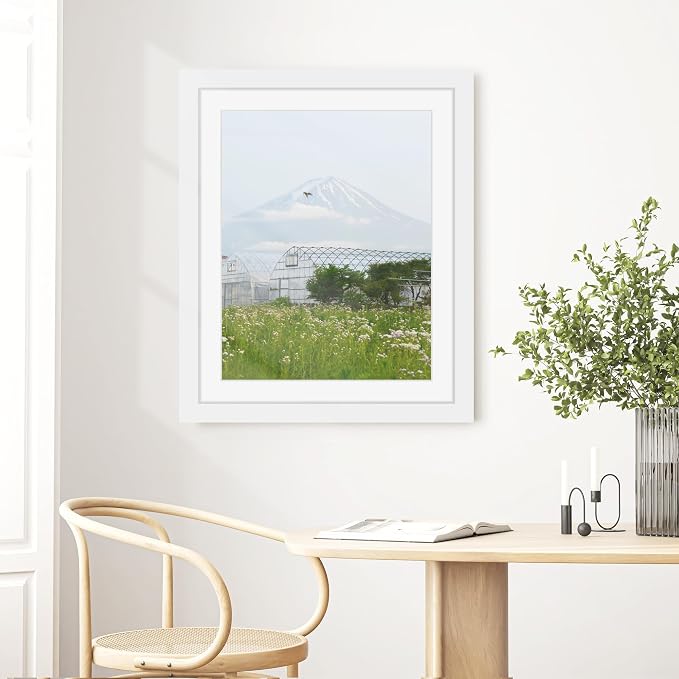 Picrit 26x32 Picture Frame 3 Pack, White Poster Frame, Display Poster 22 x 28 with Mat or 26 x 32 without Mat for Horizontal or Vertical Wall Mounting