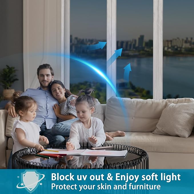 Lmlpt One Way Window Privacy Film See Out Not in Heat Control Windows Tint for Home Sun Blocking Anti UV Mirror Glass Tinting Films Self-Adhesive Door Coverings,Diamond Black Silver,35.4X196.85inch