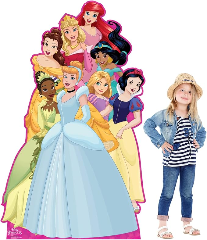 Cardboard People Princess Collage Life Size Cardboard Cutout Standup - Disney