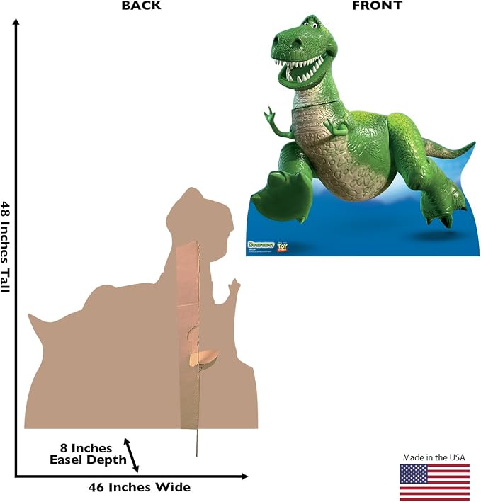 Cardboard People Rex Life Size Cardboard Cutout Standup - Disney Pixar's Toy Story