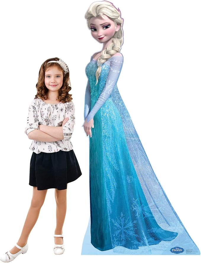 Cardboard People Elsa Life Size Cardboard Cutout Standup - Disney's Frozen (2013 Film)