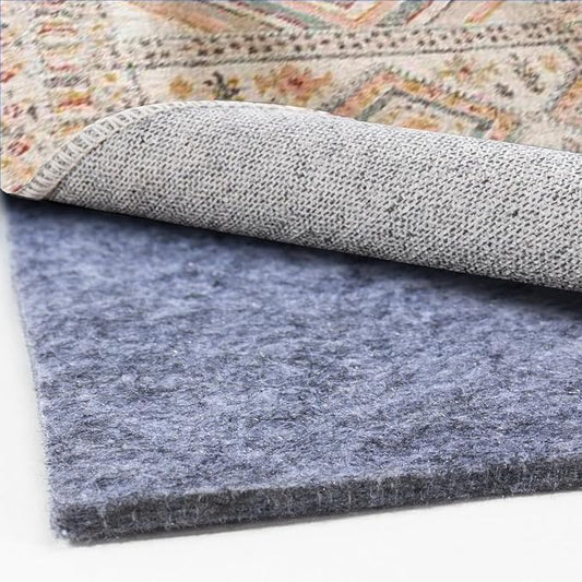 Felt Rug Pad - 6x9 Foot Extra Large Area Liner for All Floors and Trims, Thick Pad for Hardwood Floors Under Rugs, Keeps Rugs Softly and Securely in Place