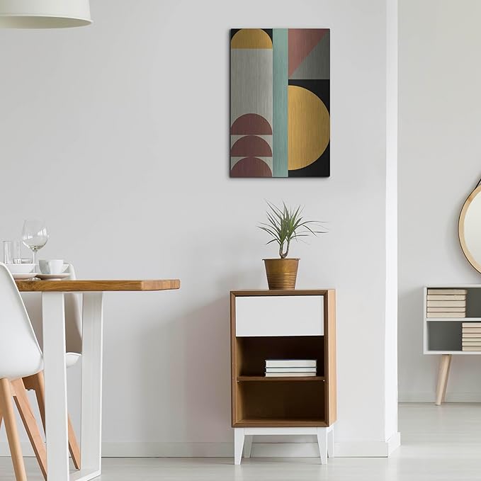 'Abstract Geometric 3' by Gary Williams, Metal Wall Art, 16"x24"