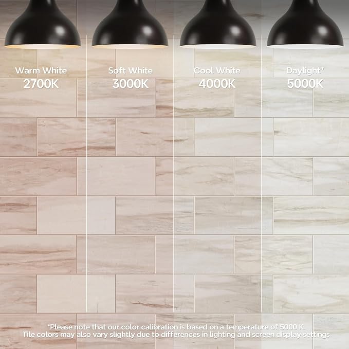 Vamos Tile 4-Piece Glossy Wooden Marble Grain Peel and Stick Backsplash Tile,3''x6'' PVC Subway Tile with White Grout, Stick on Backsplash for Kitchen/Bathroom/Fireplace