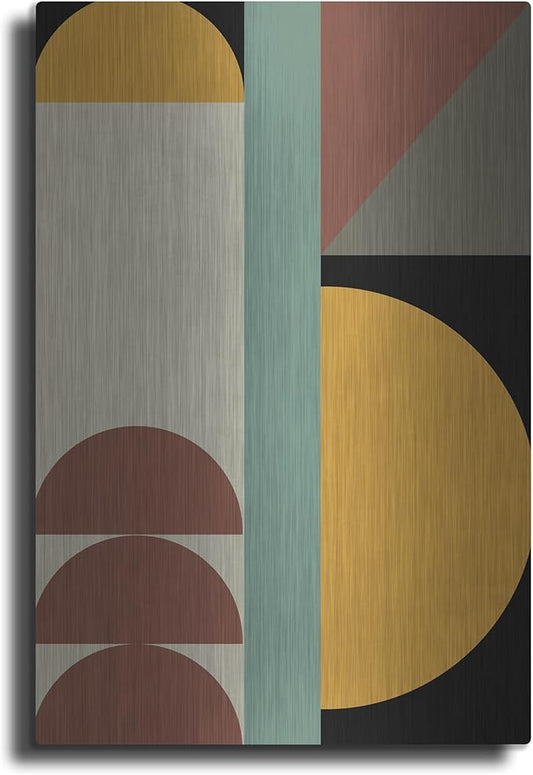 'Abstract Geometric 3' by Gary Williams, Metal Wall Art, 16"x24"