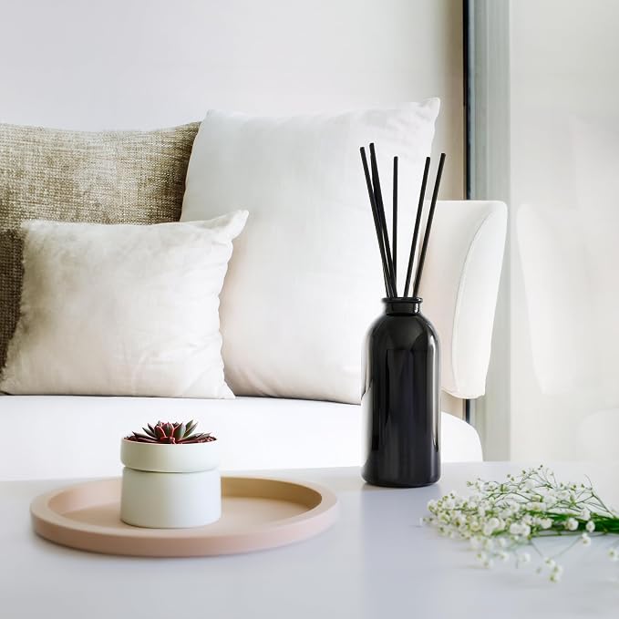 Urban Naturals Reed Diffuser Set, Ocean Mist & Sea Salt - Bathroom Décor | Made with Essential Oils & Real Botanicals, Decorative Air Freshener for Large Rooms, Beautiful Home Décor Makes a Great Gift