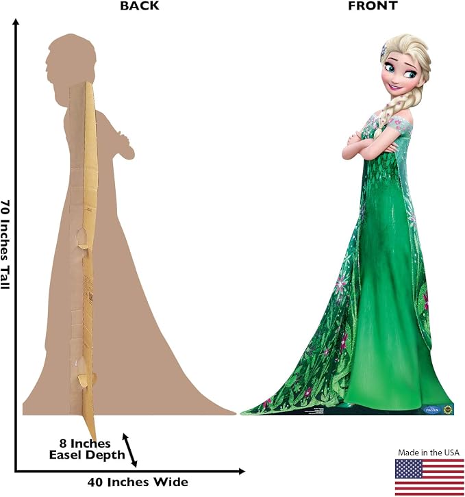 Cardboard People Elsa Life Size Cardboard Cutout Standup - Disney's Frozen Fever (2015 Short Film)