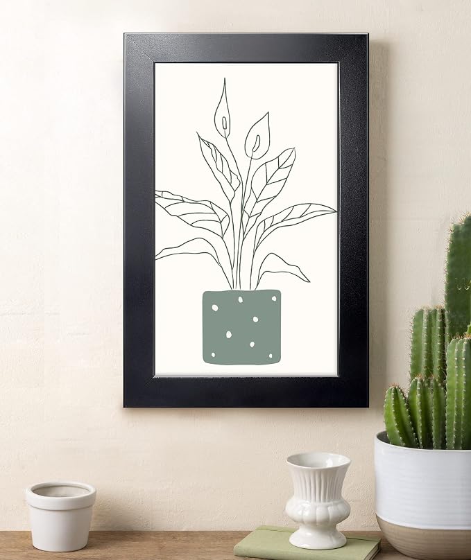 LaVie Home 8.5 x 14 Picture Frame Black, Legal Paper Size Wood Poster Frame with High Definition Plexiglass, Horizontal or Vertical Wall Certificate Frame Suitable for Legal Sized Document, 1pc