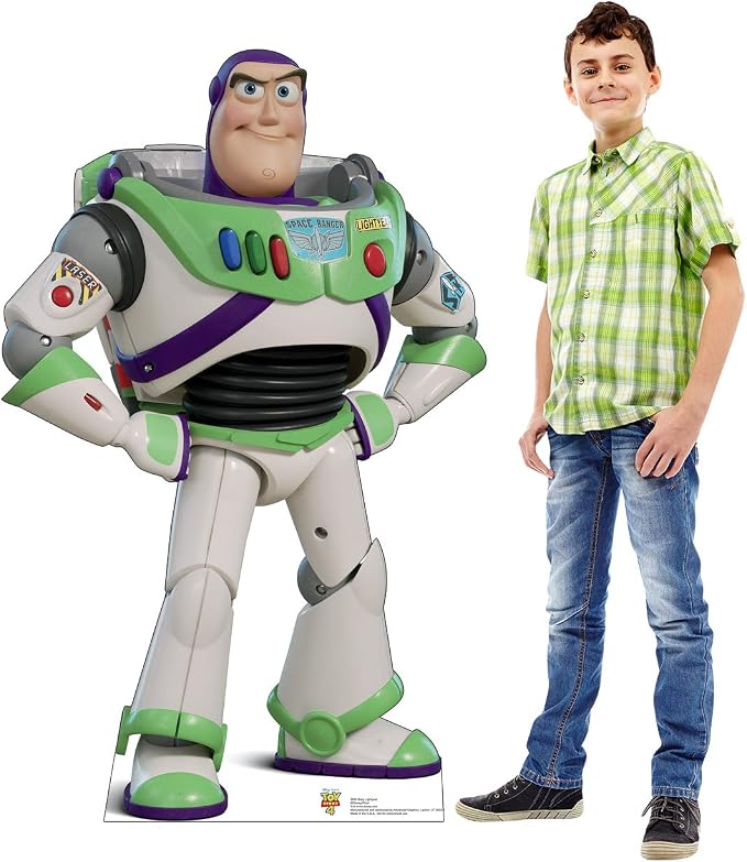 Cardboard People Buzz Lightyear Life Size Cardboard Cutout Standup - Disney Pixar Toy Story 4 (2019 Film)