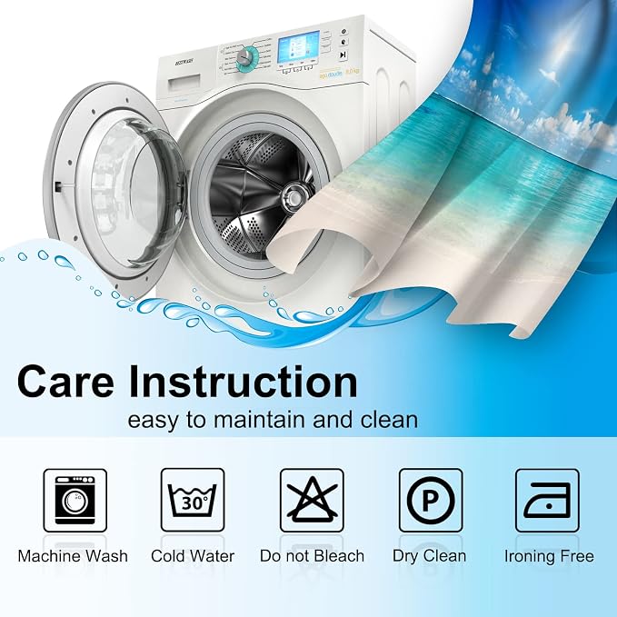 Jekeno Wood Barn Door Blackout Curtains Rustic Farmhouse Wooden Door in Retro Color Oak Board Countryside Village Rural Decor for Bedroom Living Room Grommet Window Drapes 2 Panel Set, 52"x84"