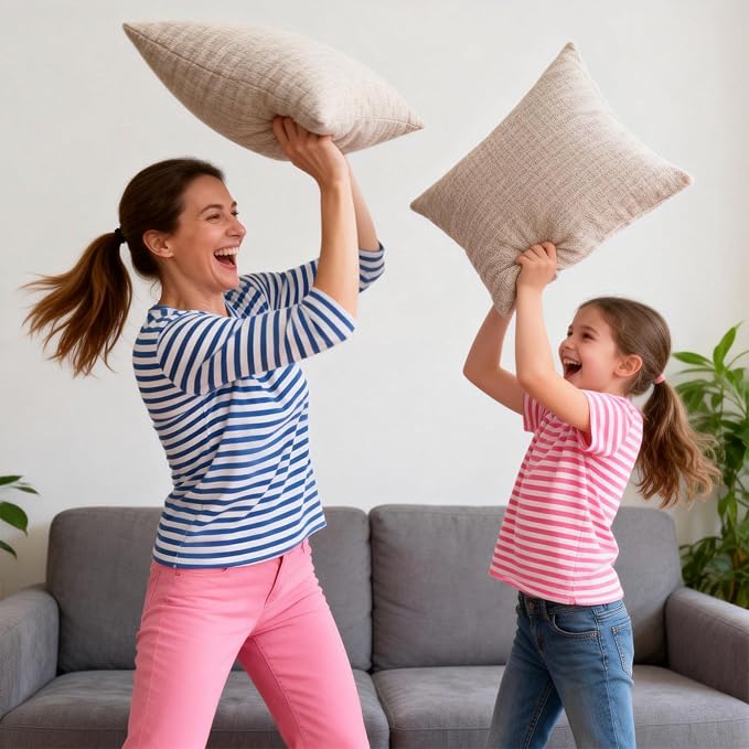 Small Throw Pillow 18x18,Couch Pillows,Velvet Throw Pillow for Bed and Couch,Set of 2,Gray