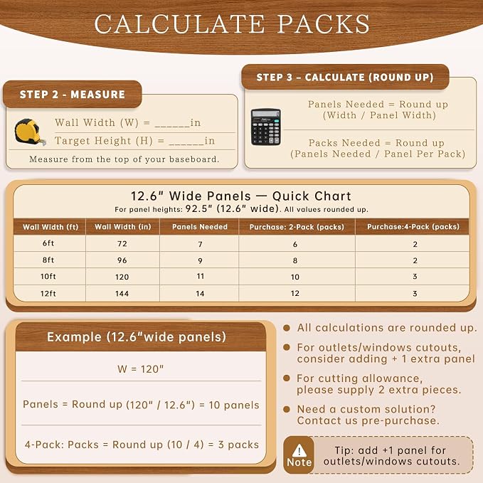 RITOLLO 4 Pack Wood Panels for Wall, 90.55"×12.6" Wood Slat Acoustic Panels for Wall, Soundproof Panels, 3D Fluted Panels for Interior Wall Decor (Natural Oak)