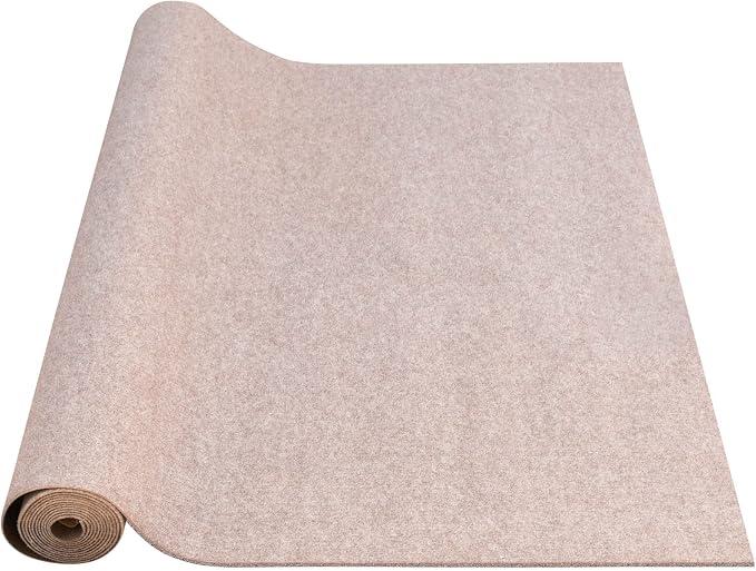 Happybuy 6 ft x 23 ft Brown Marine Carpet for Boats Waterproof - 0.18" Thick Indoor Outdoor Rug Carpet Roll for Home Patio Porch Deck