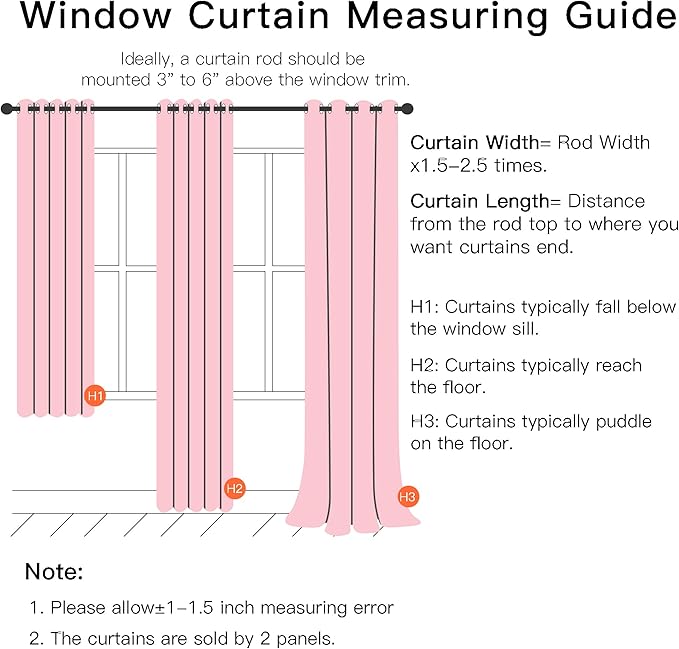 XiDi Pink Curtains for Girls Bedroom 2 Panels Pink Blackout Curtains with Sheer Overlay for Nursery Kids Room Star Double Layer Drapes with Tiebacks Room Darkening Grommet Window Treatment W34 X L63