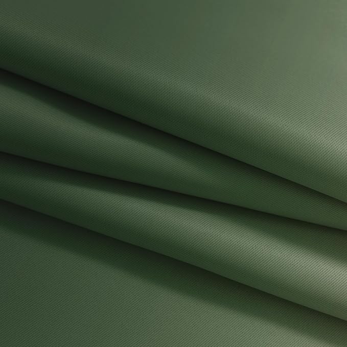 Yakamok Ombre Curtains Sage Green and Greyish White for Living Room,52Wx63L | Room Darkening Curtains 63,Thermal Insulated Gradient Color Drape,Light Blocking Grommet Window Curtains for Bedroom,2 Panels