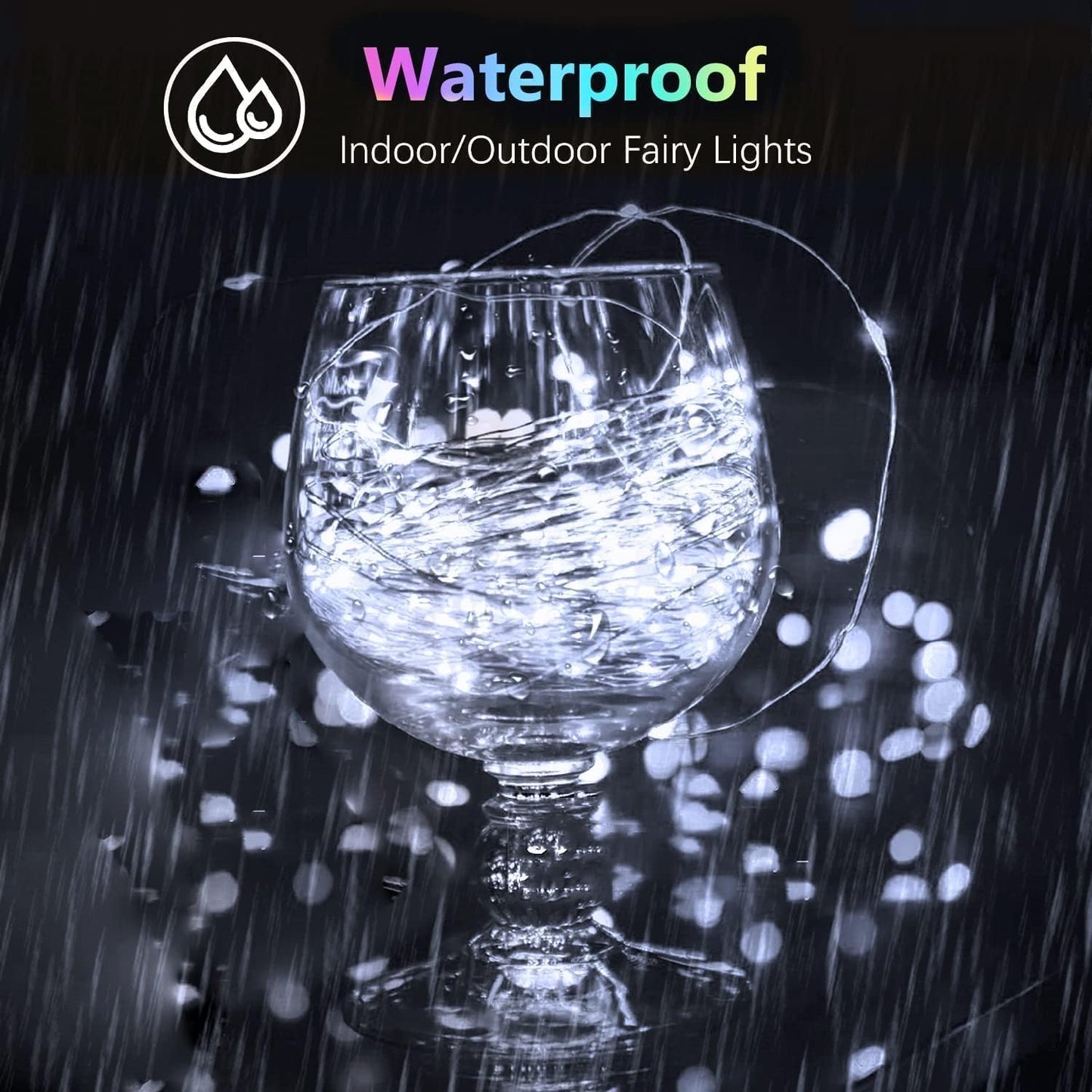 4 Pack 60LED Battery Operated Fairy Lights with Remote, 8 Modes LED String Lights with Timer, Dimmable, Memory Function, Waterproof Twinkle Fairy Lights for Outdoor Indoor Christmas Decor(Cool White)