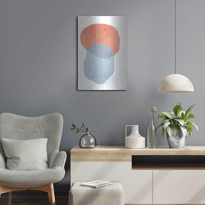 'Minimalist Geometric 7' by Irena Orlov, Metal Wall Art, 16"x24"