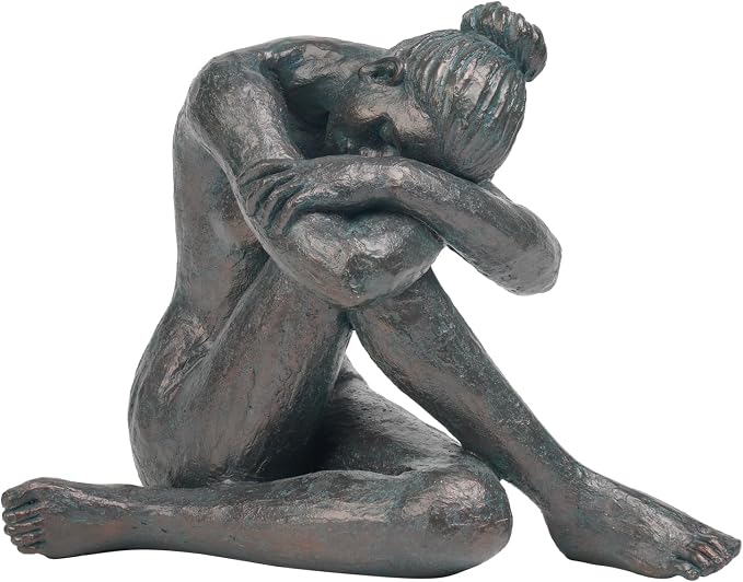 Guichifun Yoga Dancer Statue Home Decoration - Resin Sculpture Modern Creative Home Ballet Thinker Dancers Handicrafts Art Ware Home Décor Office Room Ornament Gifts 13.5 x 9.5 x 11.25 Inch