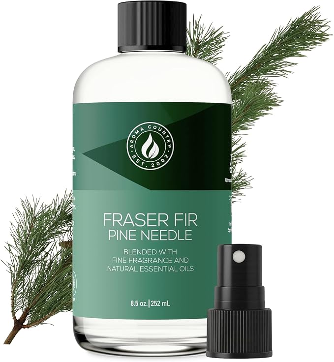 Aroma Country Fraser Fir Luxury Diffuser Oil Refill (8.5 Fl Oz) | Hotel-Inspired • Long-Lasting Home Fragrance • for Aromatherapy, Reed Diffusers, Diffuser Machines & Room Sprays