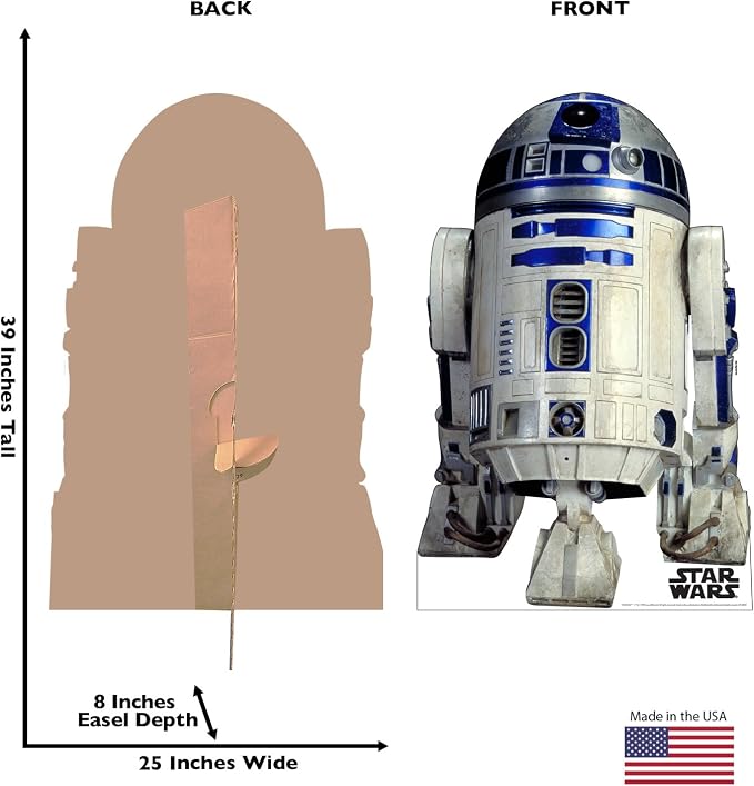 Cardboard People R2-D2 Life Size Cardboard Cutout Standup - Star Wars Classics (IV - VI)