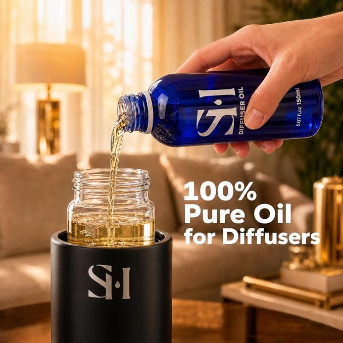 Lavender LR13 Hotel Scent Diffuser Oil | 5.07 Fl oz (150 ml) - Waterless Diffuser Oil Refill & Highly Concentrated Fragrance Oil, Diffuser Oil Scents Luxury, Hotel Oil Diffuser