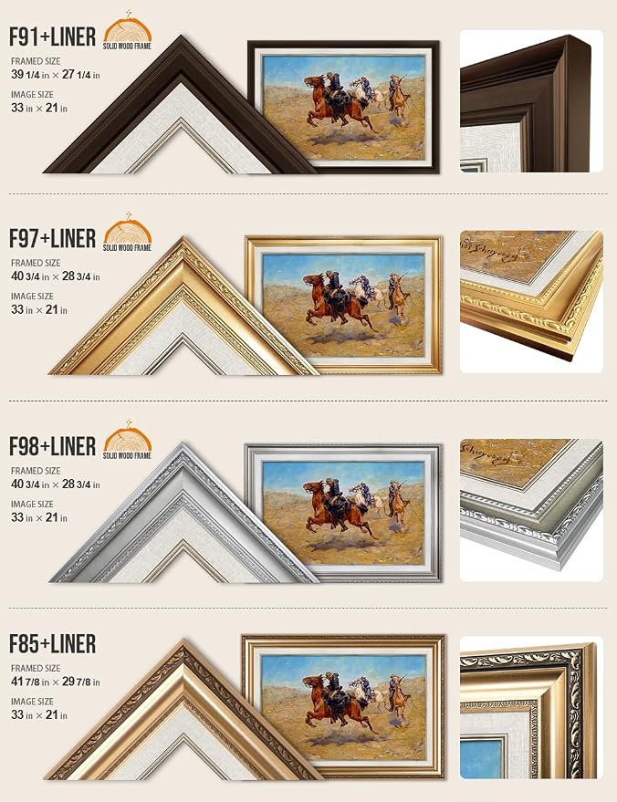 DECORARTS - My Bunkie by Charles Schreyvogel. World Famous Painting Reproduction. Giclee Prints in Classic Golden Frame Ready to Hang