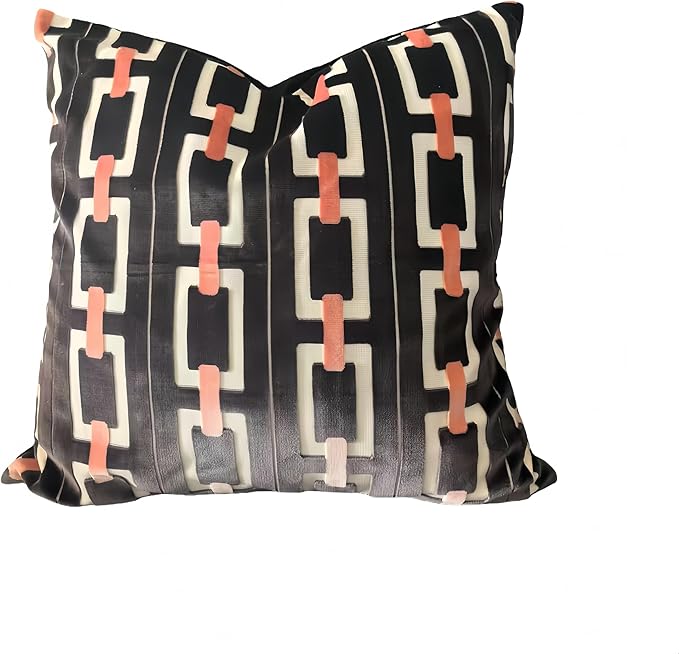 Living Room Decor Couch Throw Pillow Covers with Square 18 * 18 Set of 2 for Cozy Home Bed and Textured Velvet (Gray Coffee)