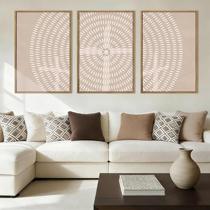 Framed Jesus Wall Art Jesus Feeds The 5000 Canvas Wall Art Christian Paintings Neutral Painting Christian Jesus Artwork Modern Religious Pictures for Living Room Bedroom Office Farmhouse 16x24 Inch Set of 3