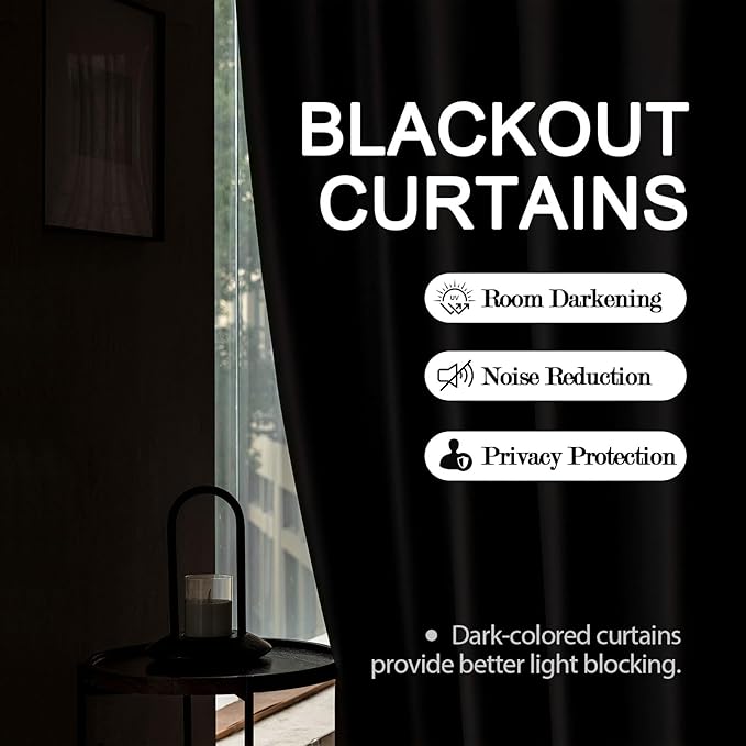 Floor to Ceiling Curtain, for Ceiling Track or Rod with Hooks, Extra Wide Blackout Curtains Room Separator Soundproof, Privacy Room Divider Curtains for Wall Ceiling Mount Track, 1 Panel