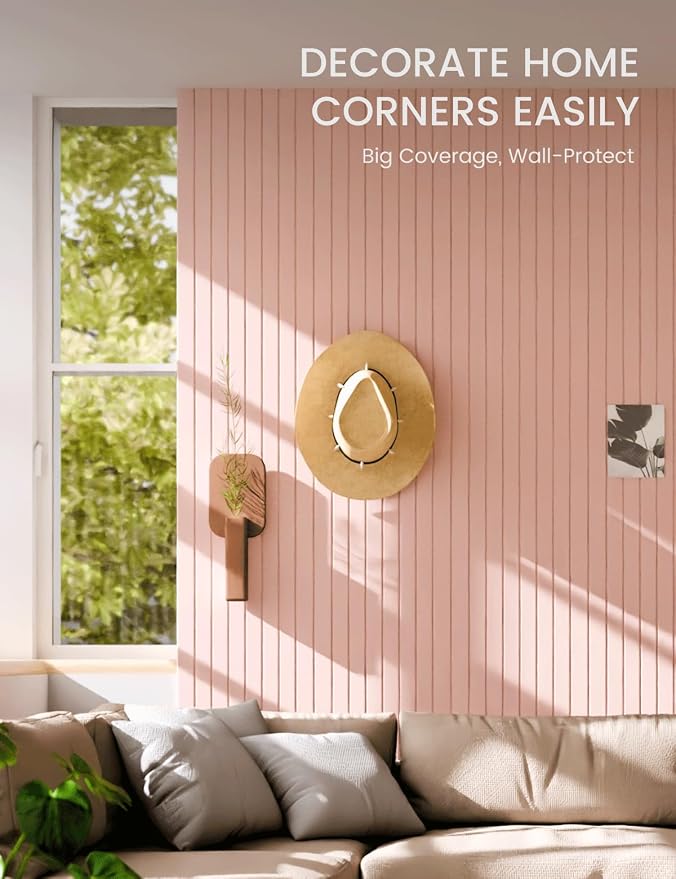 Fluxynara Large Felt Bulletin Board 48" x 36" Cork Board Alternative-12 Pack with 64 Safe Removable Adhesive Tabs, Cork Boards for Walls Cork Board for Home Office Classroom Pin Board -Pink