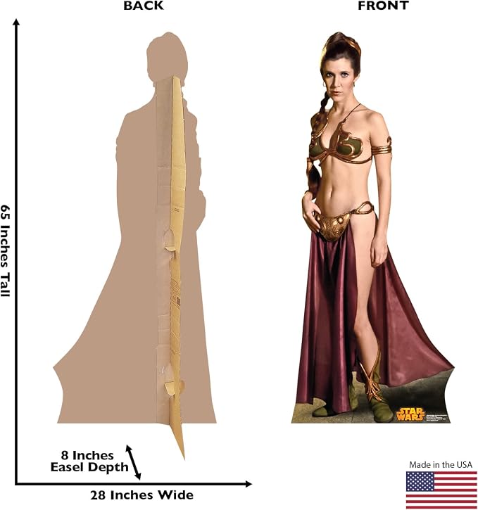 Cardboard People Princess Leia Life Size Cardboard Cutout Standup - Star Wars Classics Retouched