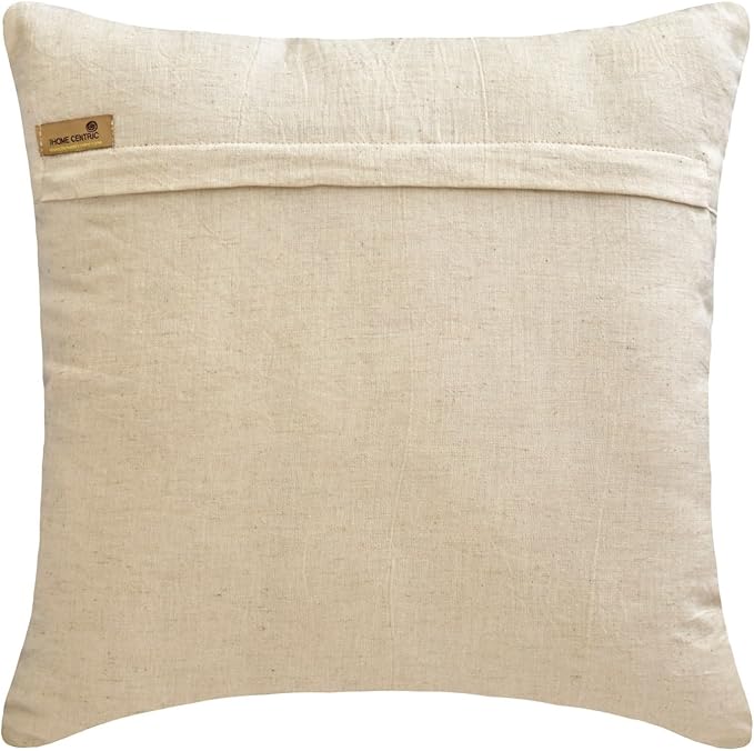 The HomeCentric Pillow Cases, Brown Pack of 2, 24x24 inch (60x60 cm) Throw Pillows, Velvet Patchwork Throw Pillows for Couch, Striped Modern Style Easter - Velvet Band Choco