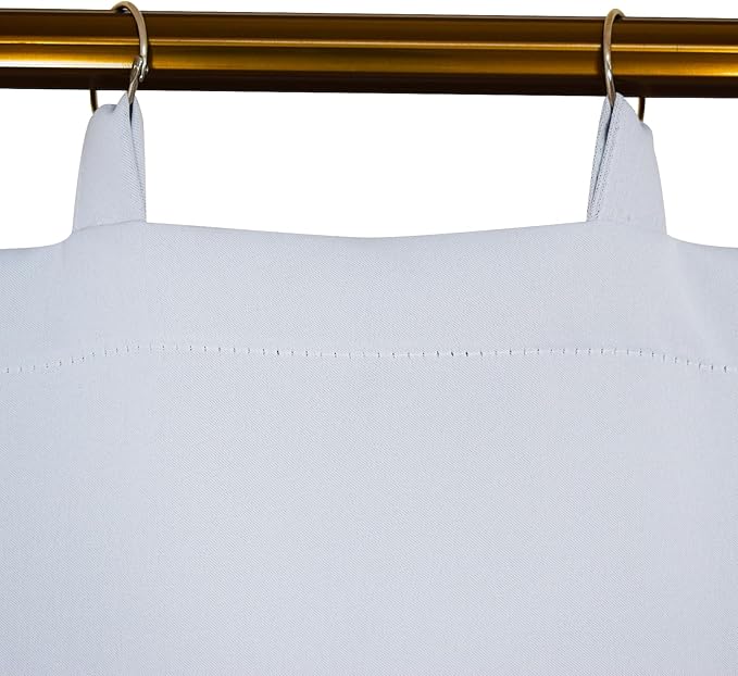 ENJOYBRIDAL Blackout Curtain Liner 50x80 Inch for 84 Inch Curtains, Thermal Insulated Drape Liner with 16 Rings, Room Darkening & Privacy Protection Curtain Liner