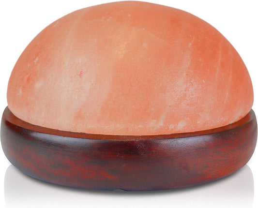 Himalayan Secrets® Salt Dome Lamp | for Warming Up Hands and Feet (9" Diameter)