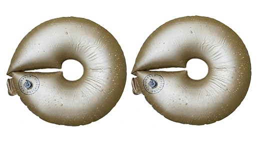 Slow Release Ring-Style Tree Watering Bag - 15 Gallon Watering Ring for Trees, Discipline Essentials (2 Pack, Brown/Black)