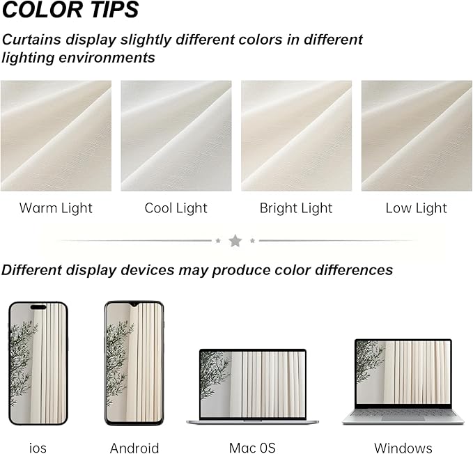 Topfinel Pinch Pleated Full Blackout Linen Curtains 84 Inch for Bedroom Living Room,Fall Brich Double Layer Linen Blended Room Darkening Back Tab Pinch Pleat Drape with Hooks Rings 2 Panel 40" Wx84 L