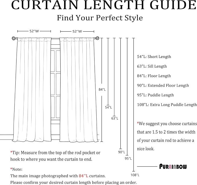 Blue Ombre Sheer Curtains 84 Inch Length for Living Room Bedroom Decor, Gradient Crinkle Semi Sheer Curtain Panels for Boys Room Chiffon Light Filtering Window Drapes for Garden, Rod Pocket, 52"W