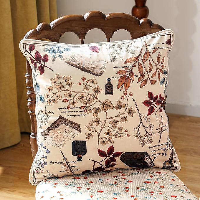ISAENNE Designer French Velvet Throw Pillow Cover,Set of 2,22"x22"-Xipeia | Pillow Cover,Concealed Zipper Design,Dragonfly Pattern,Sofas,Bedroom,Living Room,Lounge Chairs,All Season Home Decor