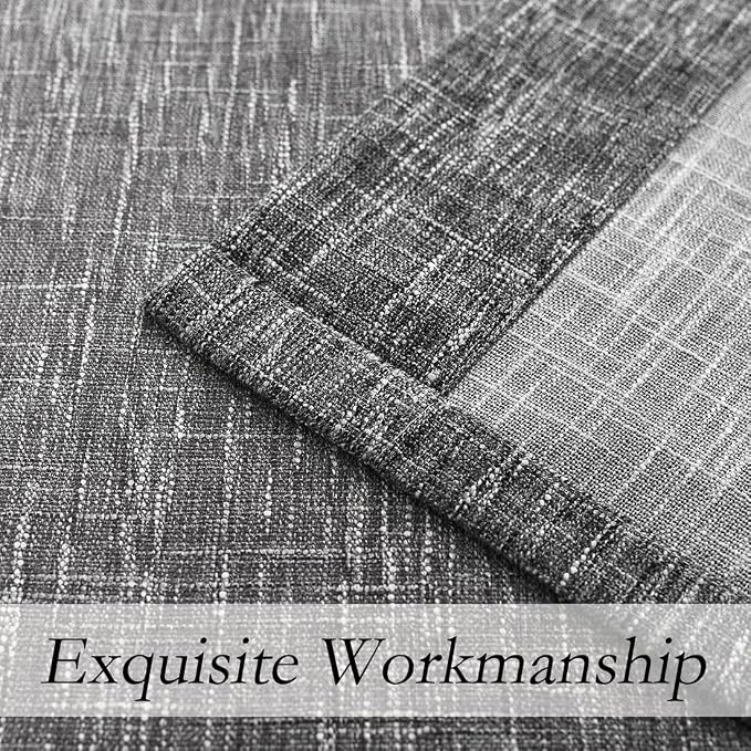 Ombre Light Filtering Door Curtain 100" Extra Wide Gradient Print on Rayon Blend Fabric Window Treatment for Sliding Patio Door with 14 Grommets, Cream White to Light Gray, 100" x 95", 1 Panel