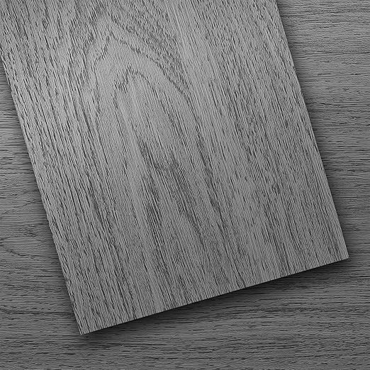 18 Sq. Ft Floor Tiles Peel and Stick Vinyl Floor 36 x 6 inch Luxury Self Adhesive Waterproof Flooring Planks DIY for Kitchen, Living Room, Shops, RV, Wood Look Plank, 12-Pack, Dull Grey