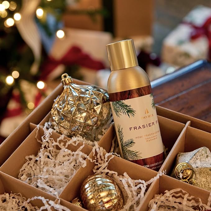 Thymes Home Fragrance Mist – Room Air Fresheners for Home Long Lasting – Air Freshener Spray – Pine Room Spray with Notes of Crisp Siberian Fir Needles, Cedarwood & Sandalwood (Frasier Fir, 3 oz)