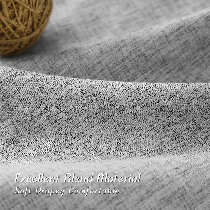 UHITECH 36 Inch Curtains for Cafe Short Blackout Curtains for Living Room Small Window Panels Back Tab Modern Thermal Blackout Out Drapes Room Darkeing