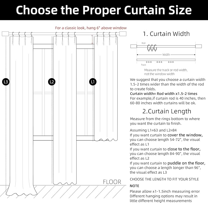 ChrisDowa White Pinch Pleated Blackout Linen Curtains 54 inches Long 2 Panels for Living Room Bedroom Farmhouse Room darking Thermal Insulated Back Tab Hooks Rings Window Treatment Drapes,40x54