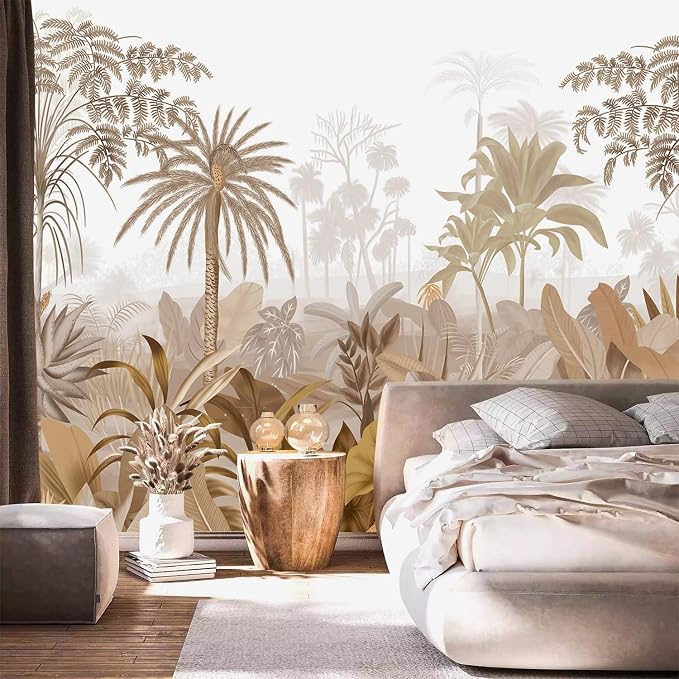 YQWDMX - Vintage Jungle Peel and Stick Wallpaper murals for Bedroom ZY18 M