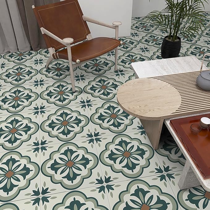 Alow 20PCS Peel and Stick Floor Tile, Peel and Stick Flooring Self Adhesive, Waterproof Vinyl Flooring Suitable for Bathroom, Kitchen(11.8x11.8In)